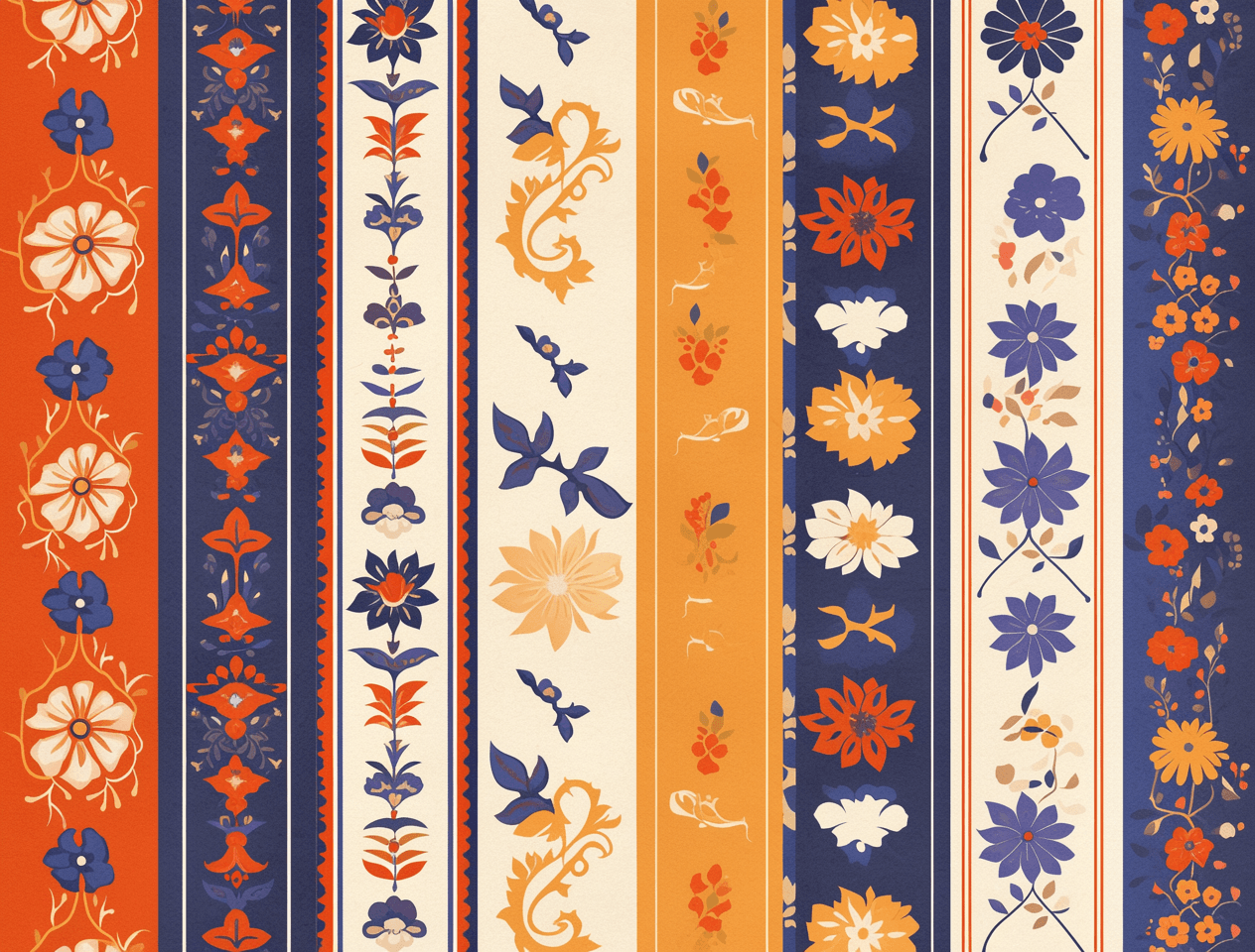 Retro Design 444 original repeating artwork