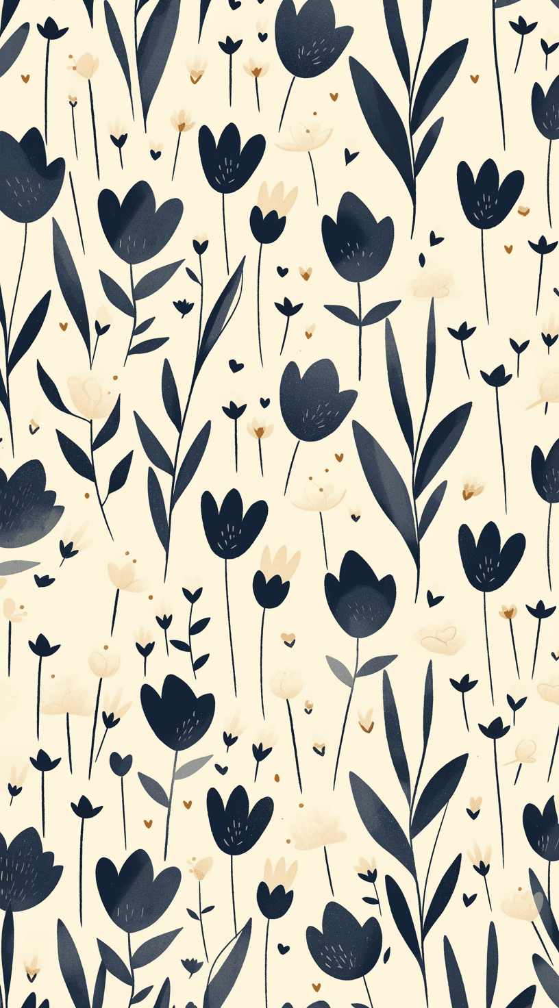 Retro Design Mono original repeating artwork