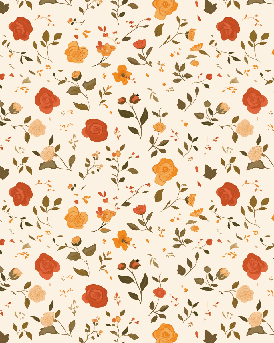 Retro Ornament Dash original repeating artwork
