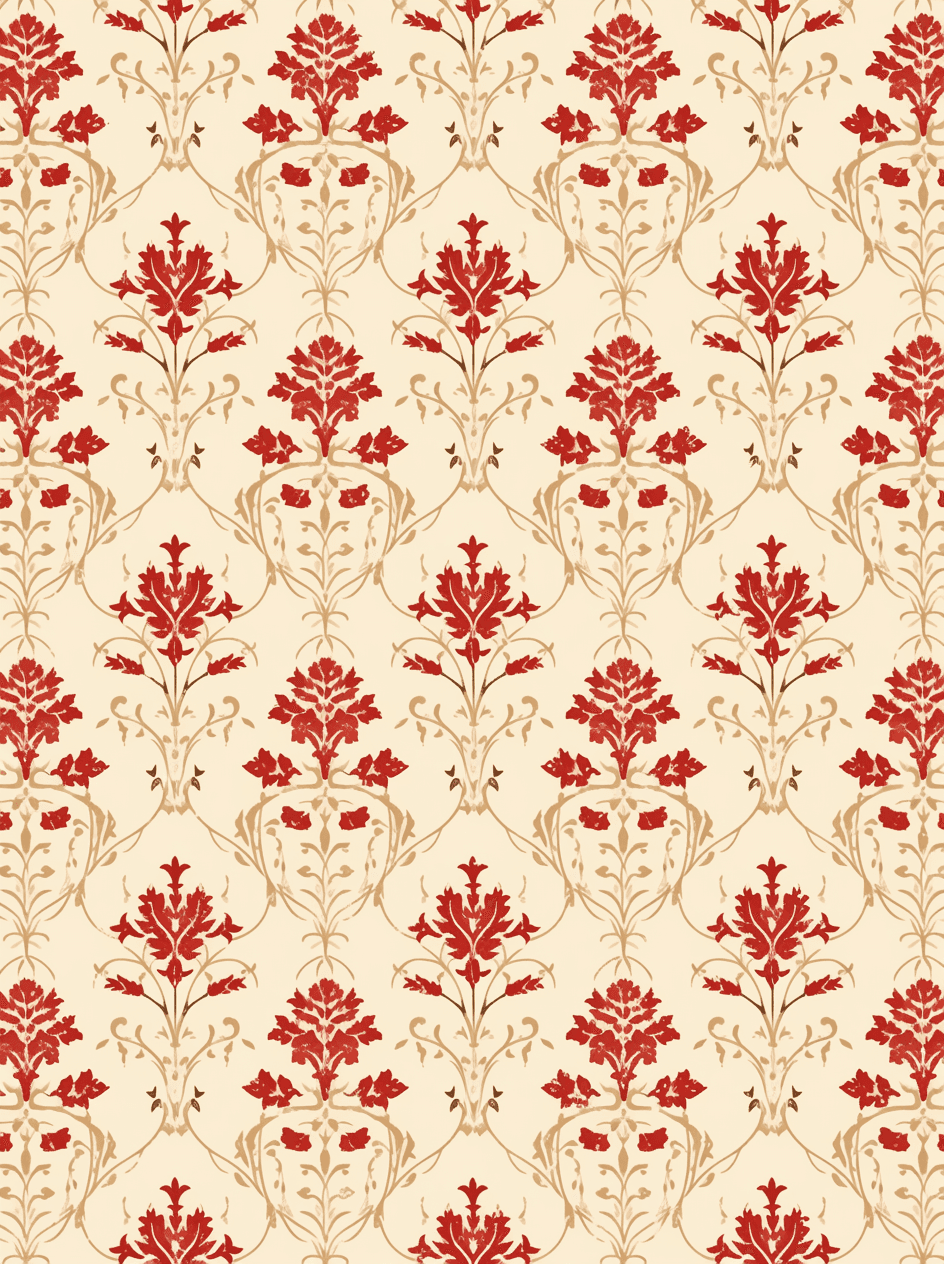 Retro Design Bloom original repeating artwork