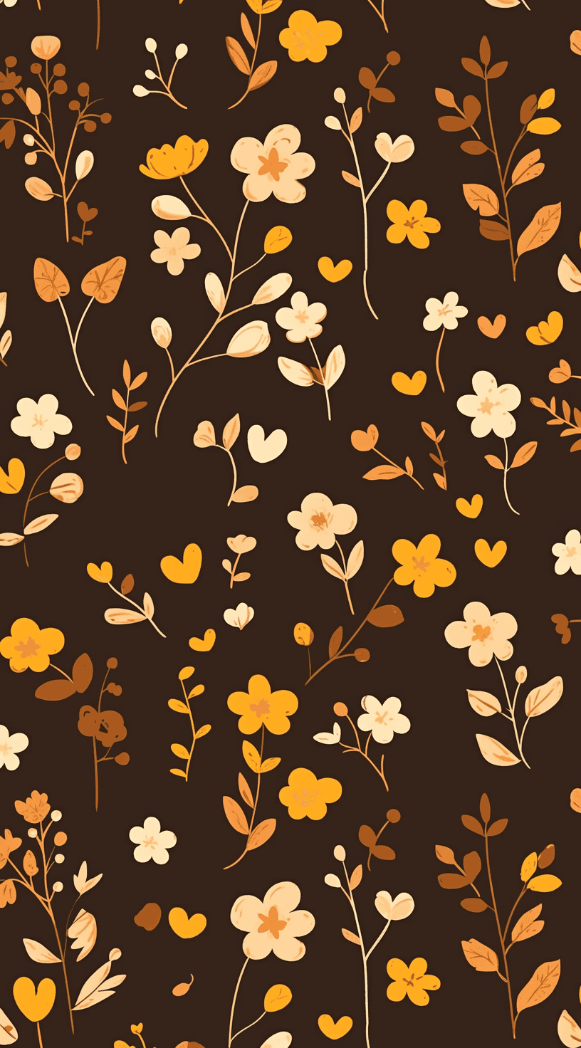 Retro Ornament Shine On original repeating artwork