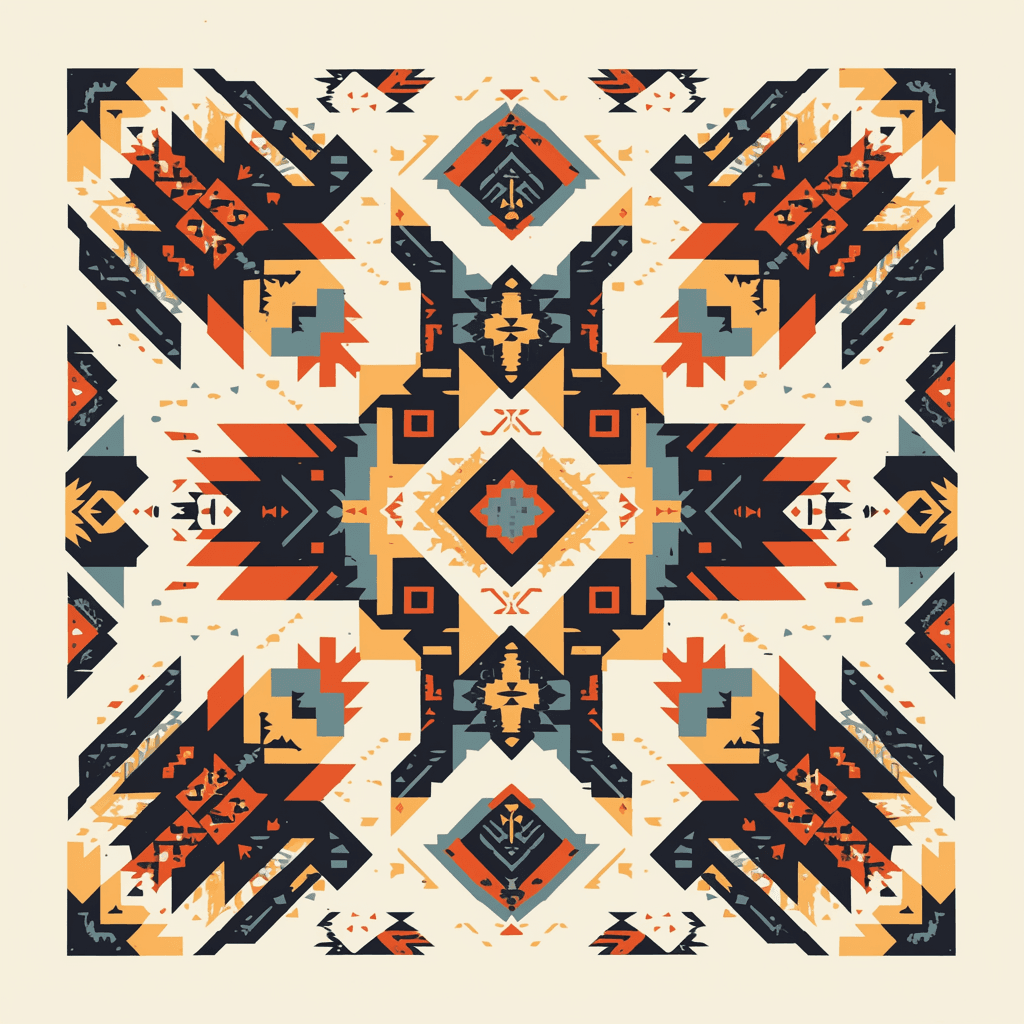 Retro Design Corner original repeating artwork