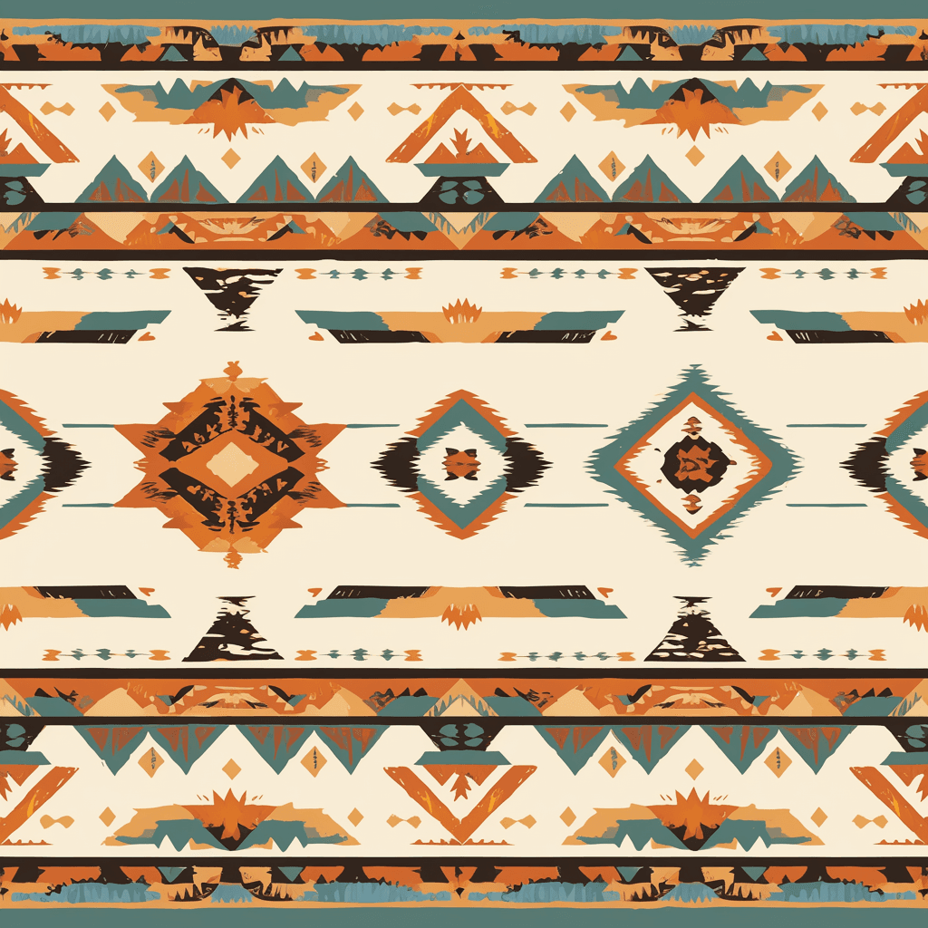 Retro Design Twilight original repeating artwork