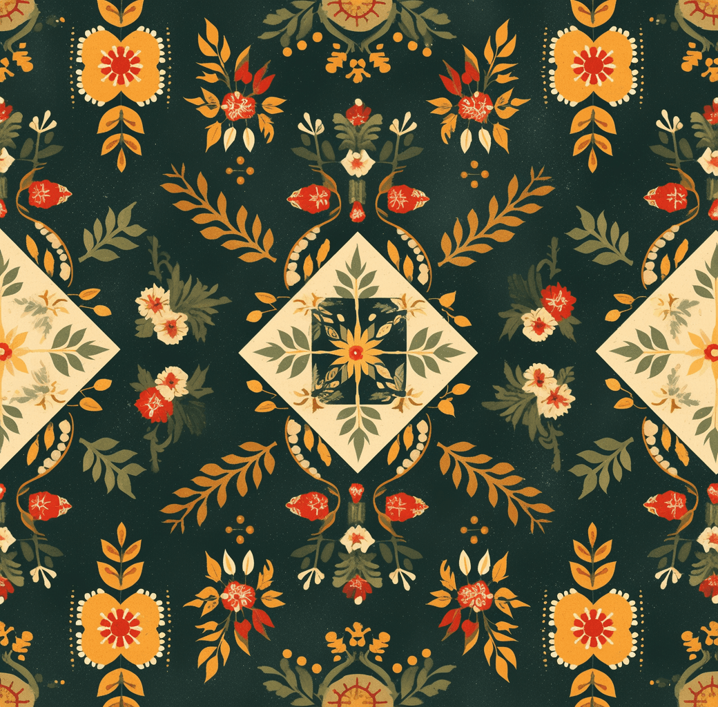Retro Design 410 original repeating artwork