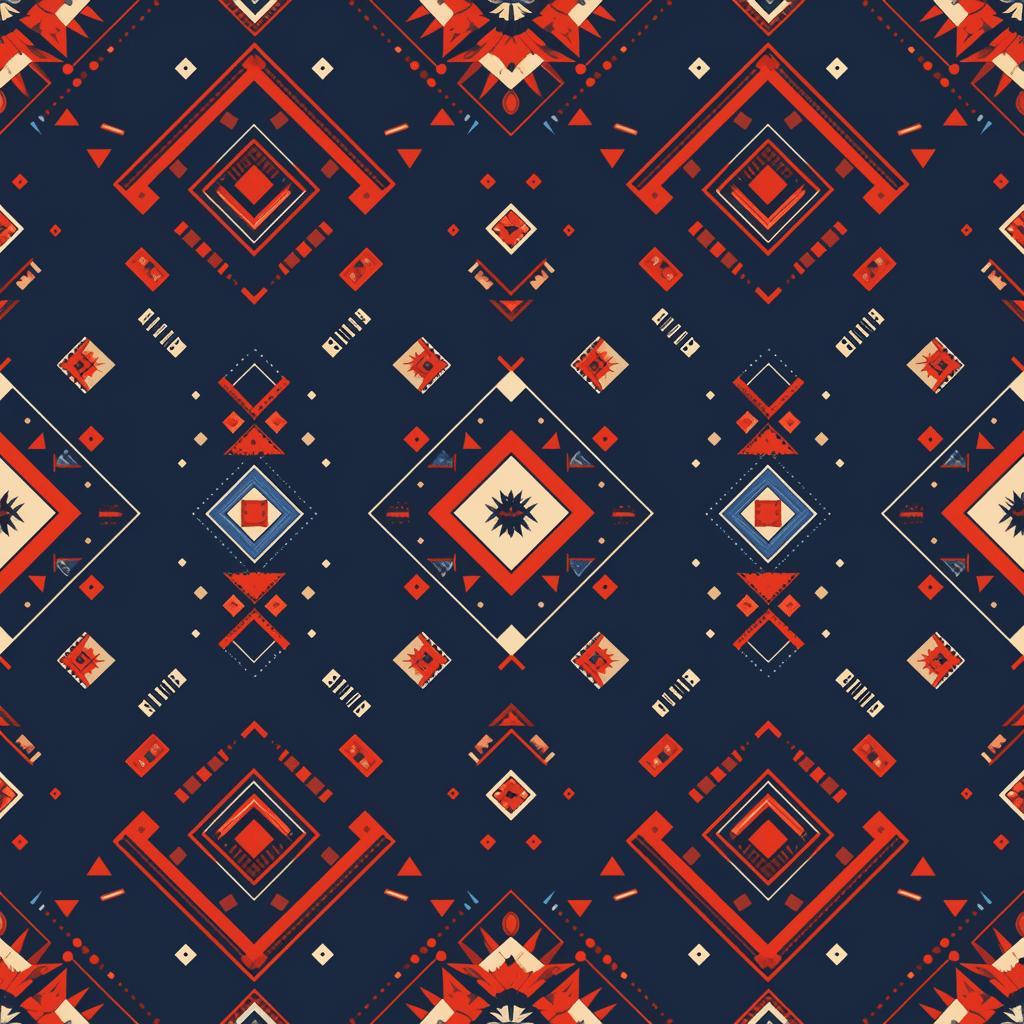 Retro Design 204 original repeating artwork