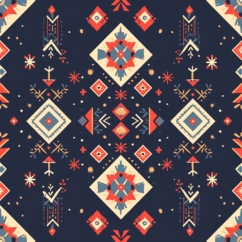 Retro Design 434 original repeating artwork