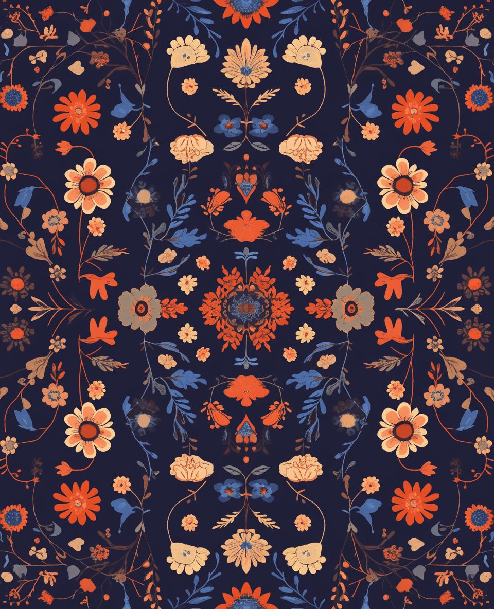 Retro Design 201 original repeating artwork