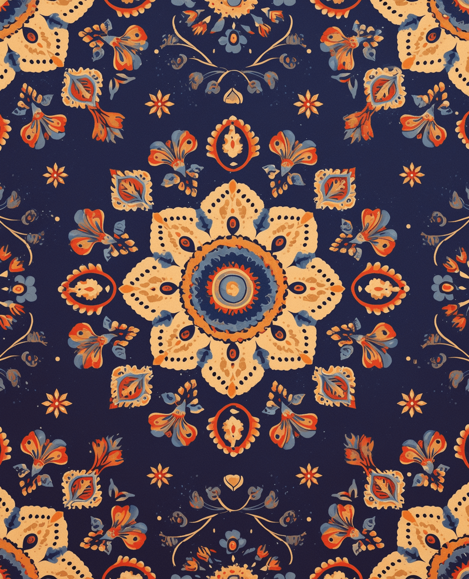 Retro Design 306 original repeating artwork