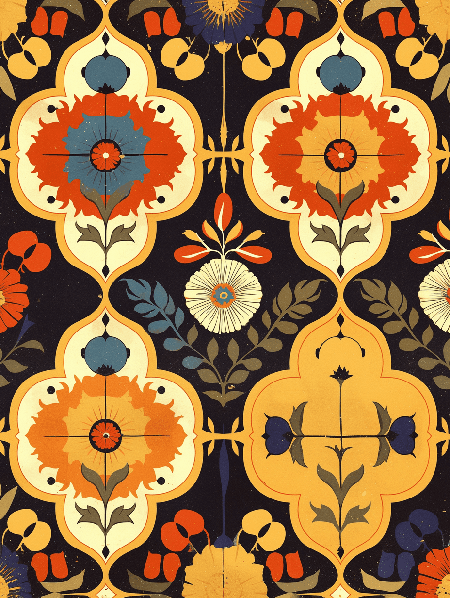 Retro Design 198 original repeating artwork