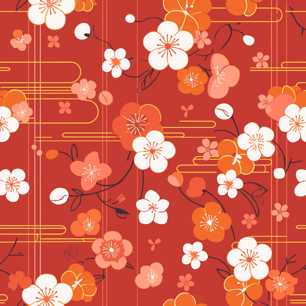Retro Design Rhythm original repeating artwork