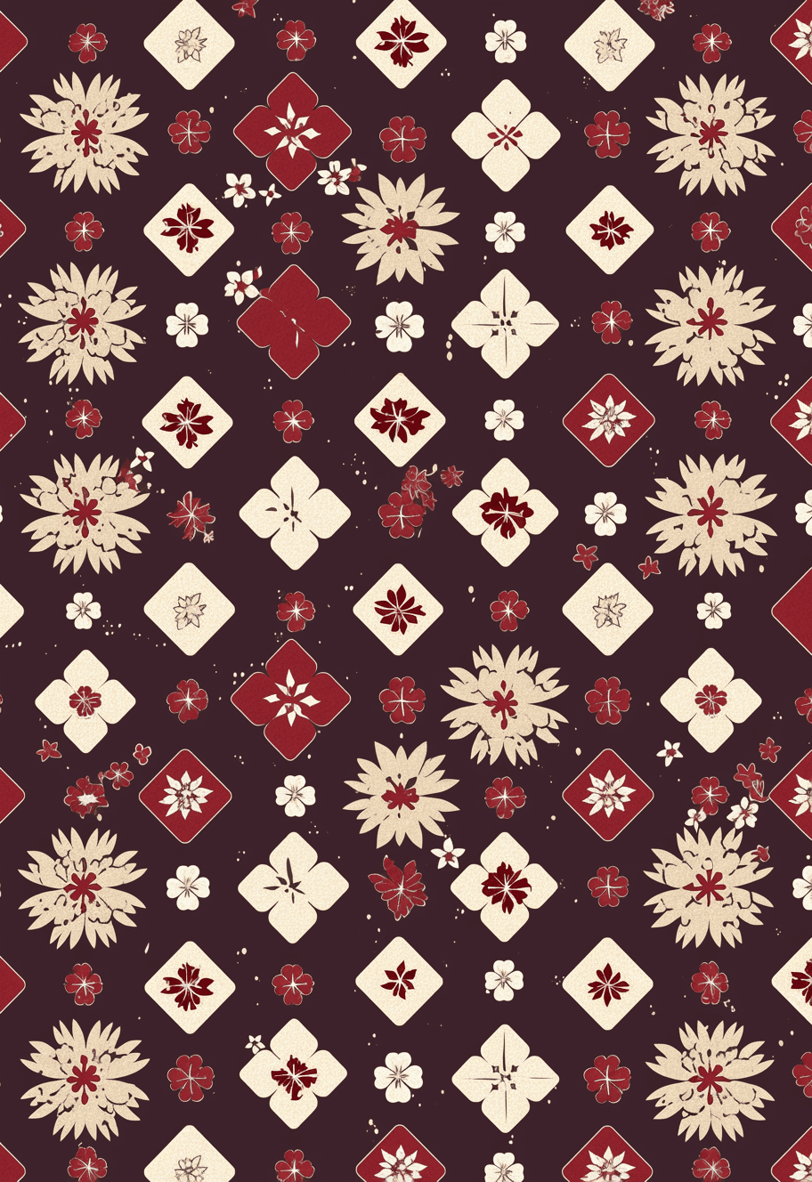 Retro Design 302 original repeating artwork
