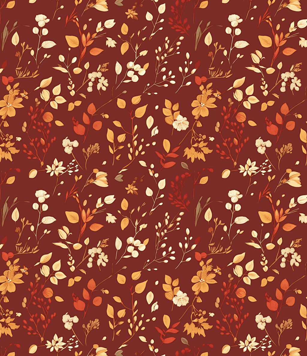 Retro Ornament Ride original repeating artwork