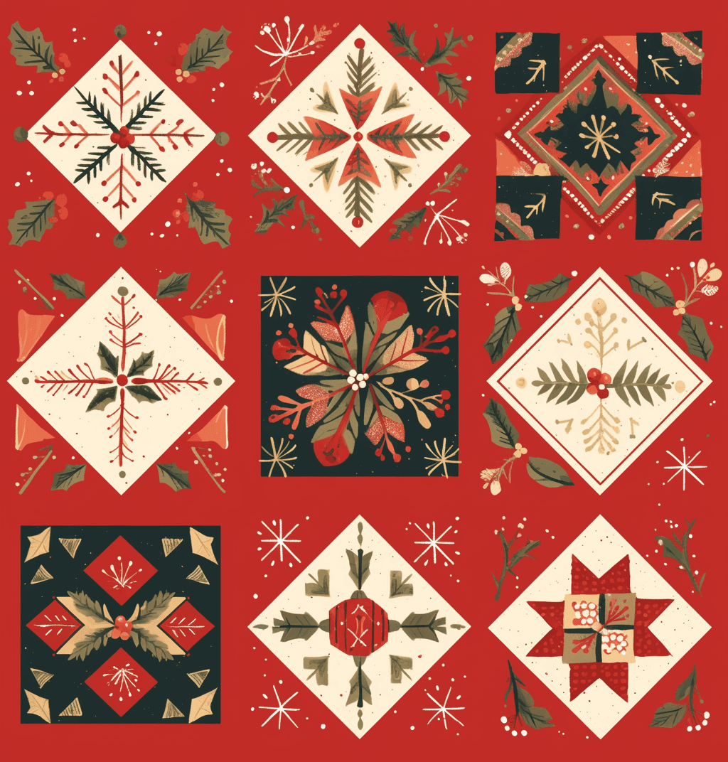 Retro Ornament Studio original repeating artwork