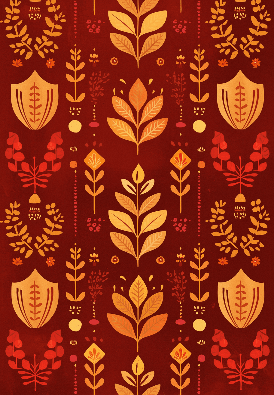 Retro Ornament Boulevard original repeating artwork