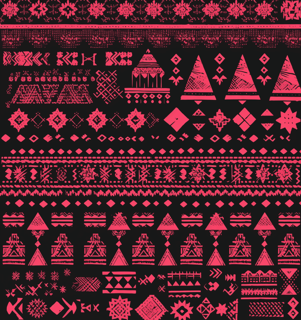 Retro Ornament 004 original repeating artwork