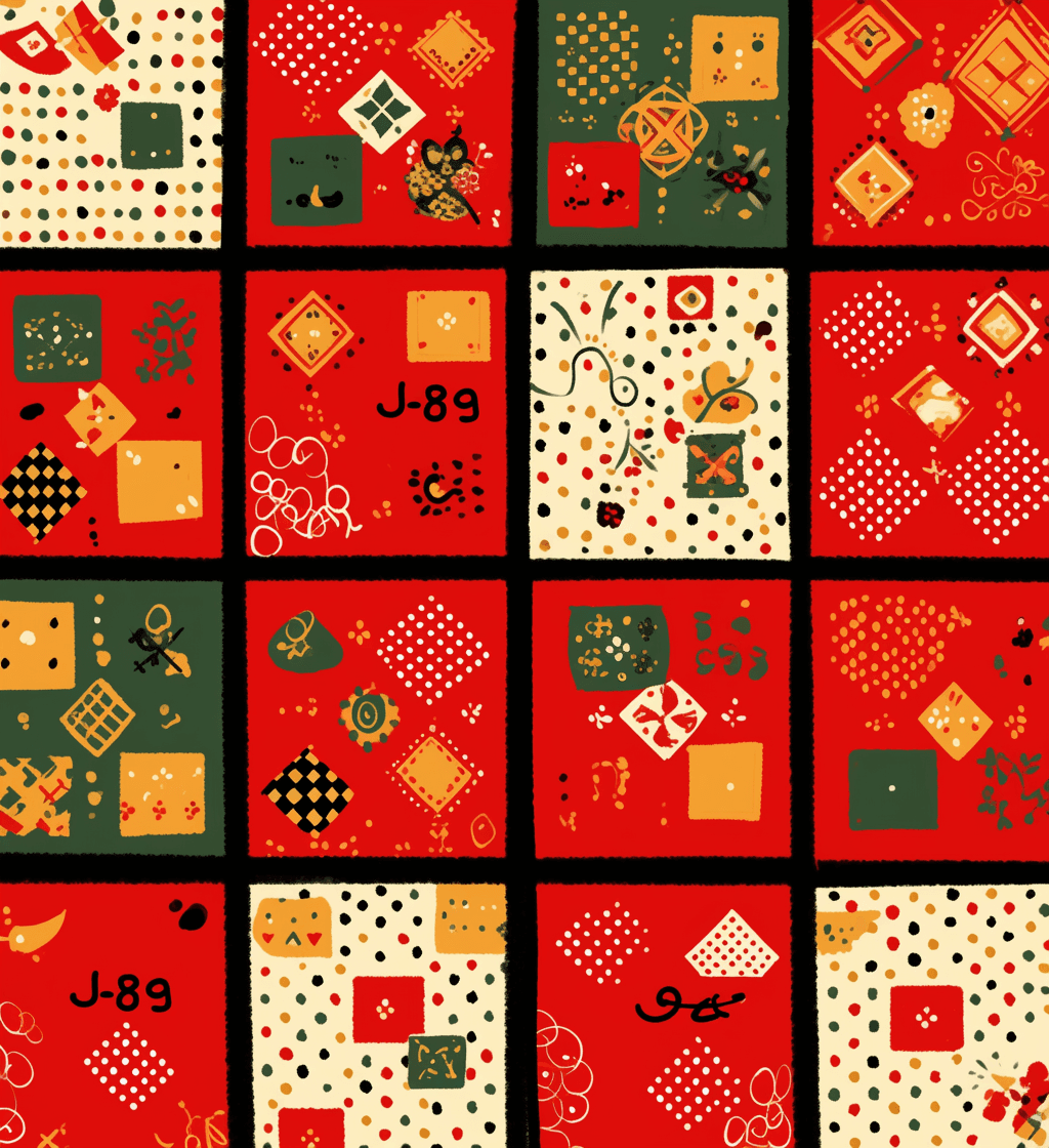 Retro Ornament Bright original repeating artwork