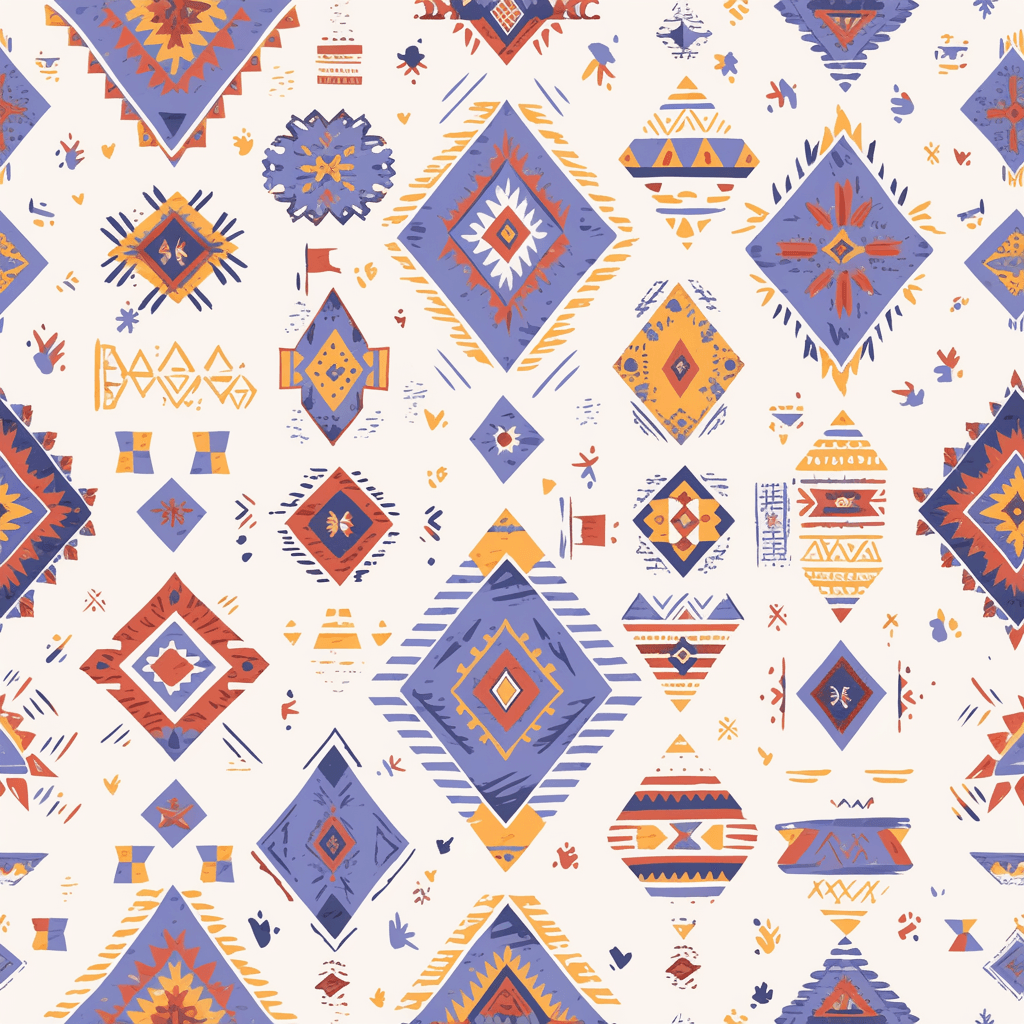 Retro Ornament Track original repeating artwork