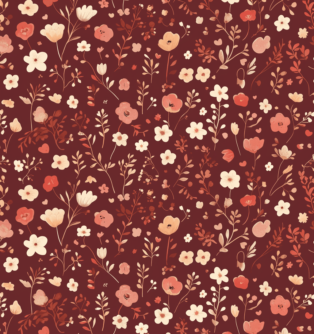 Retro Ornament Street original repeating artwork