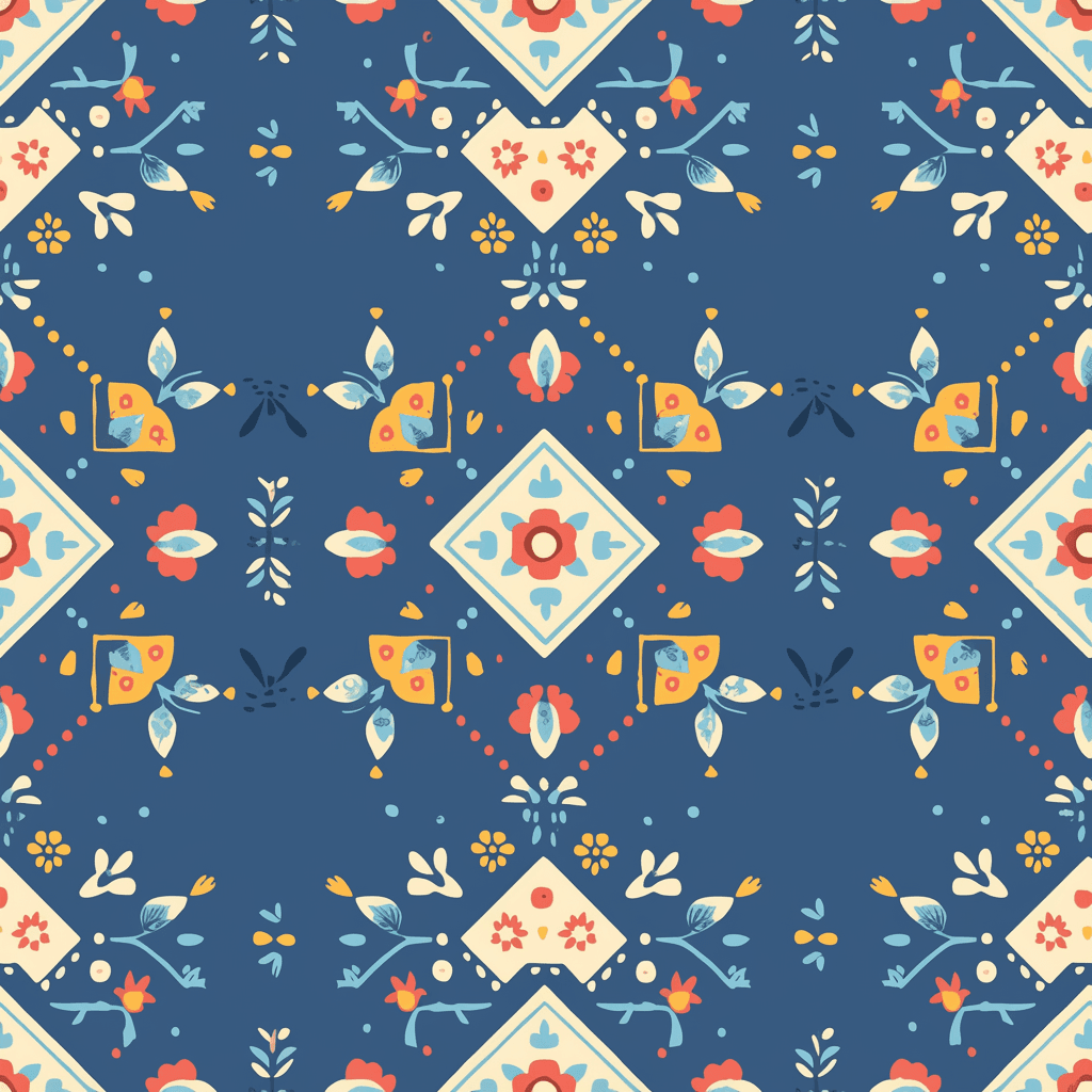 Retro Design 405 original repeating artwork