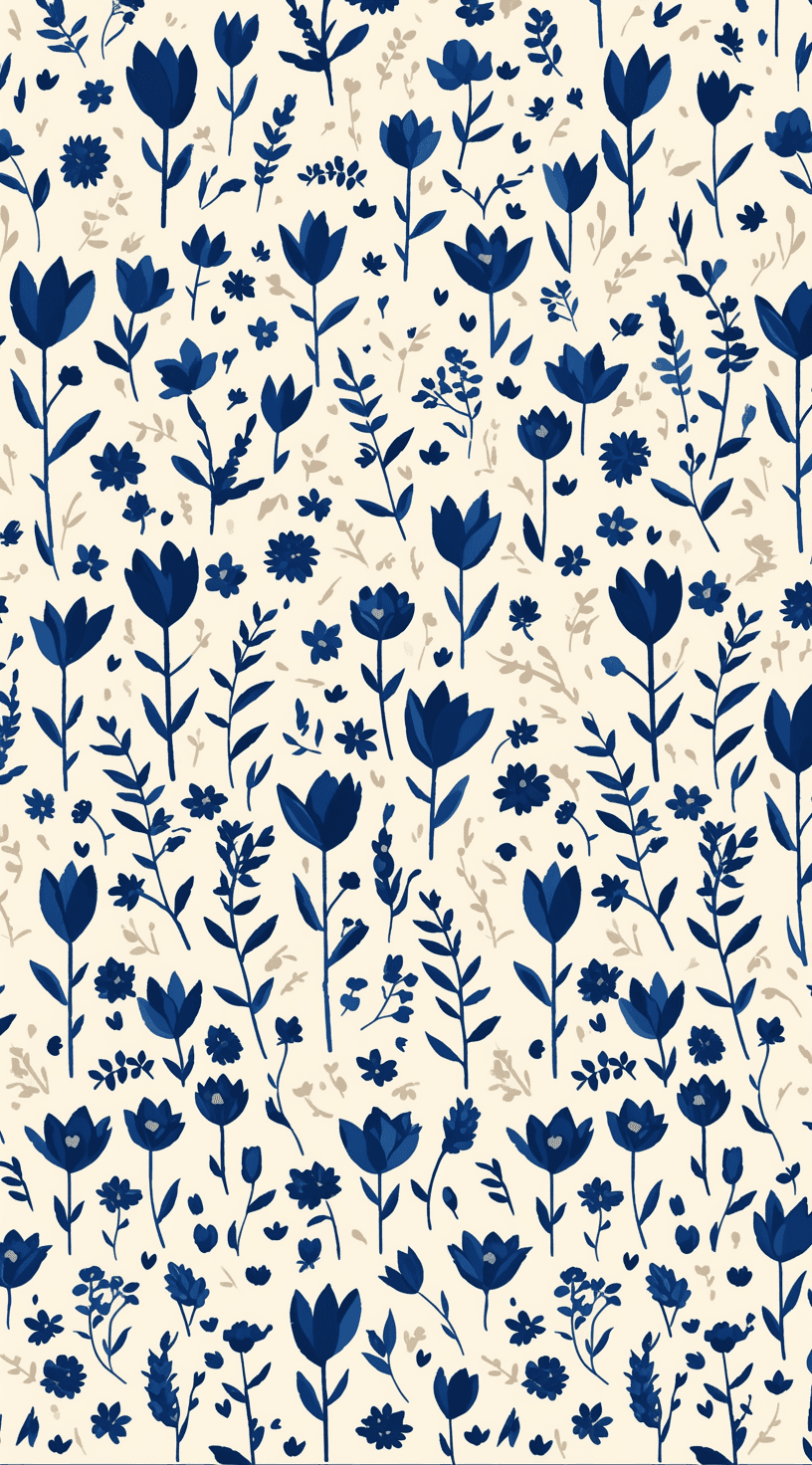 Retro Design Valley original repeating artwork
