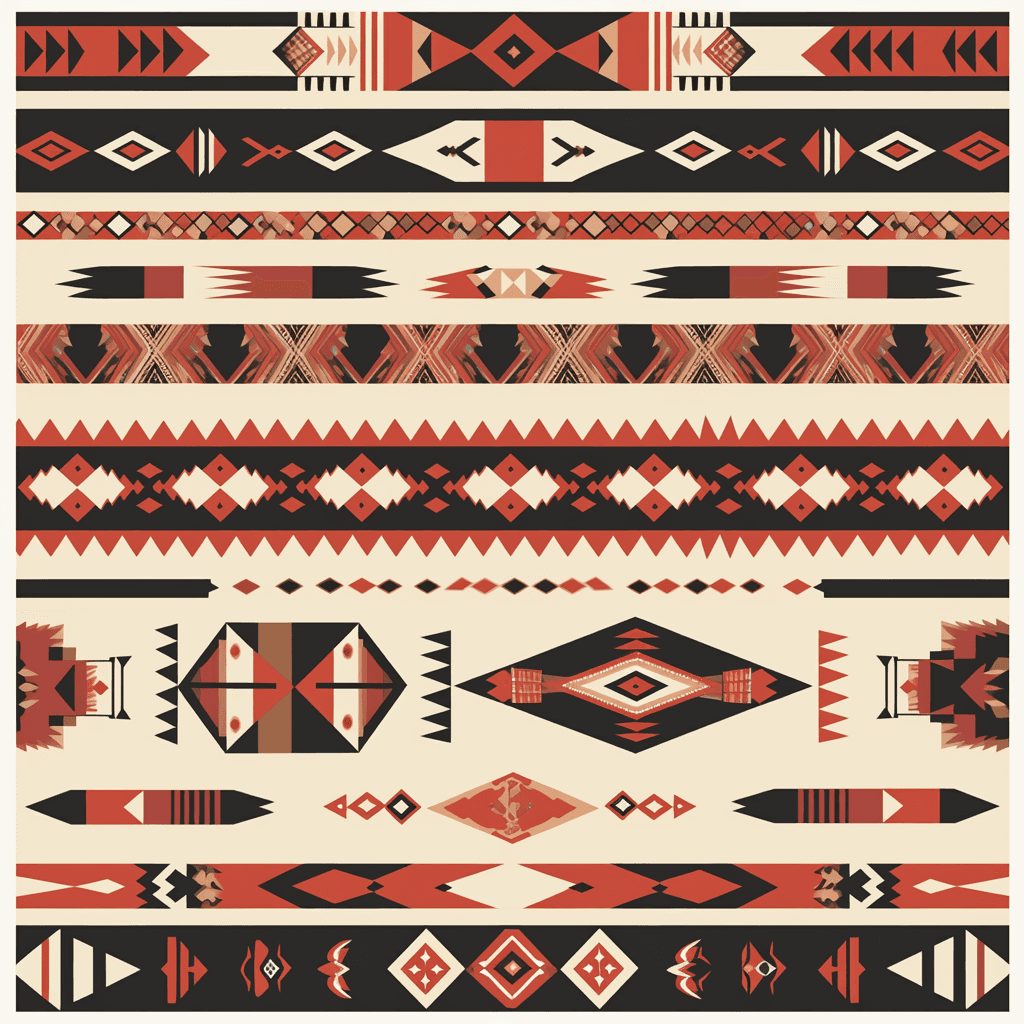 Retro Design 404 original repeating artwork