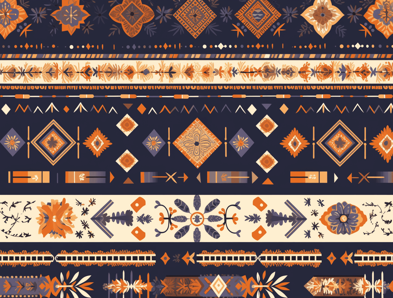 Retro Design 018 original repeating artwork