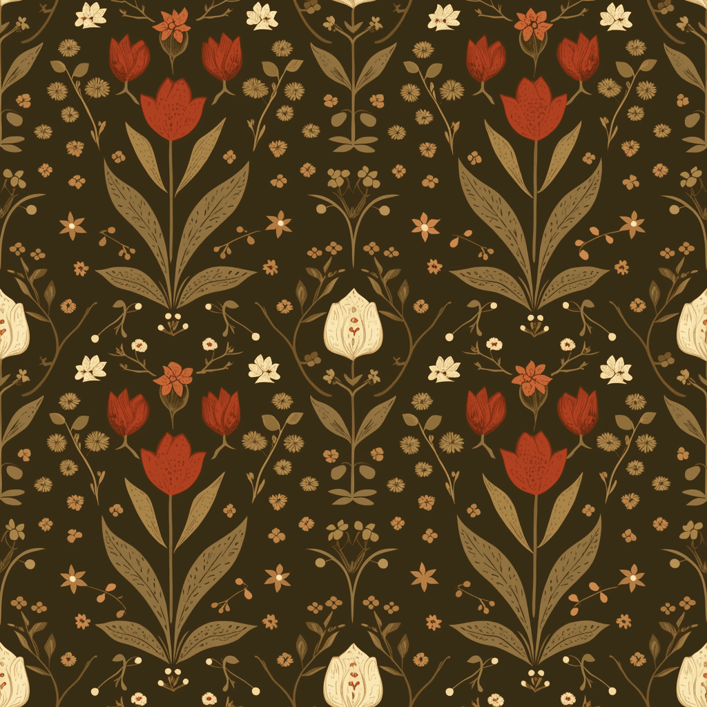 Retro Design 017 original repeating artwork