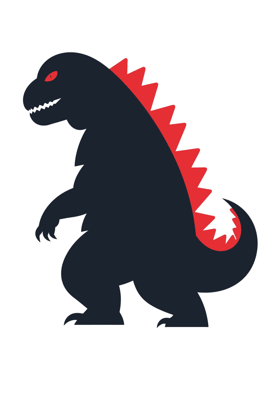 Dinosaur Bold original repeating artwork