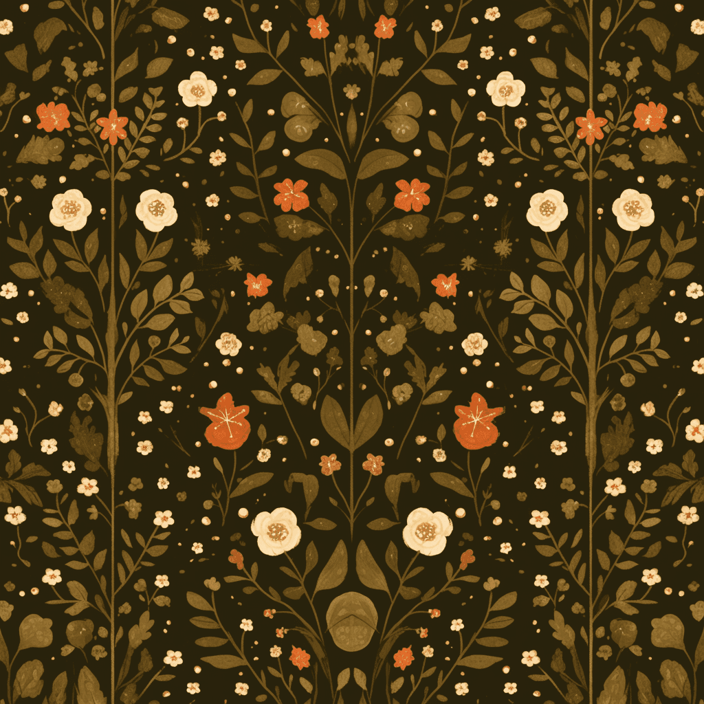 Retro Ornament Line original repeating artwork