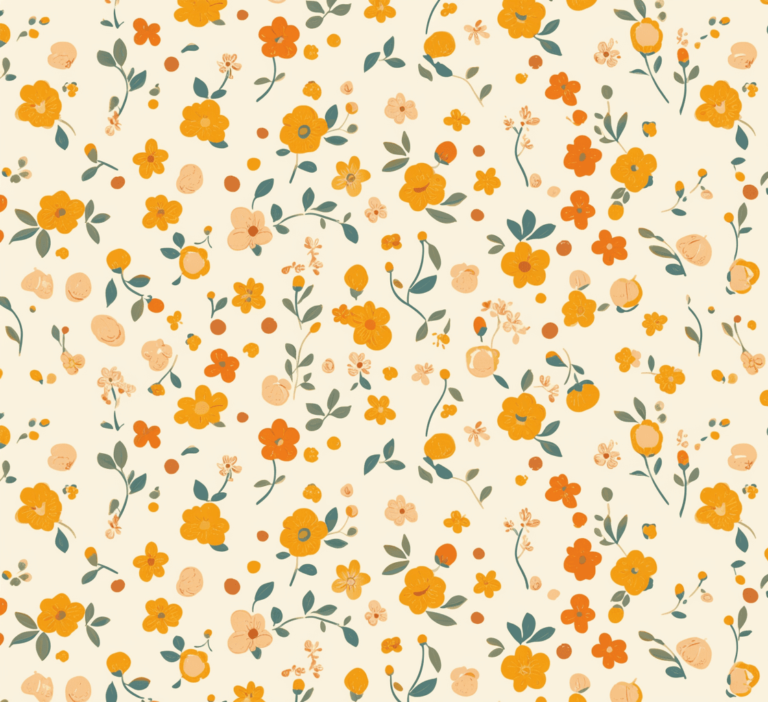 Retro Ornament Roam original repeating artwork