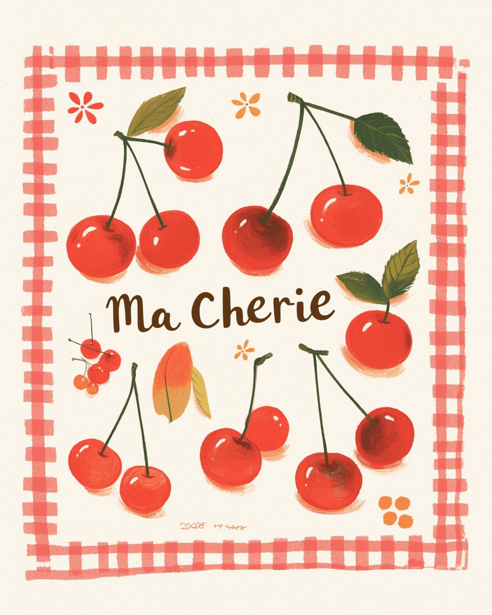 Cherry 059 original repeating artwork