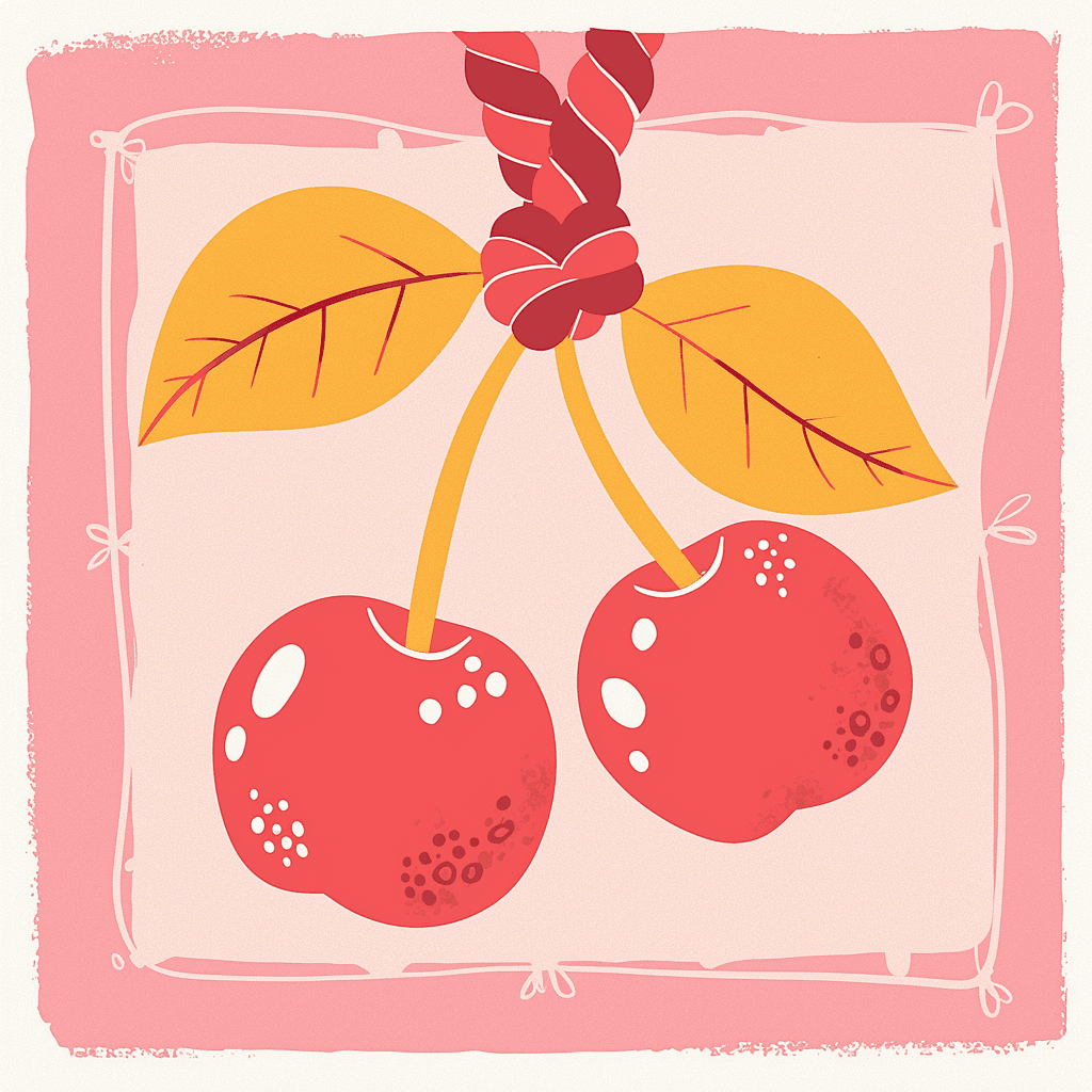 Cherry Team original repeating artwork
