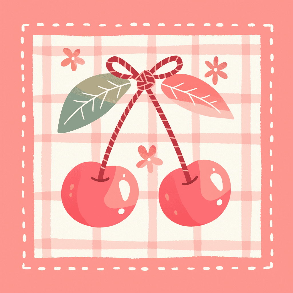 Cherry 003 original repeating artwork