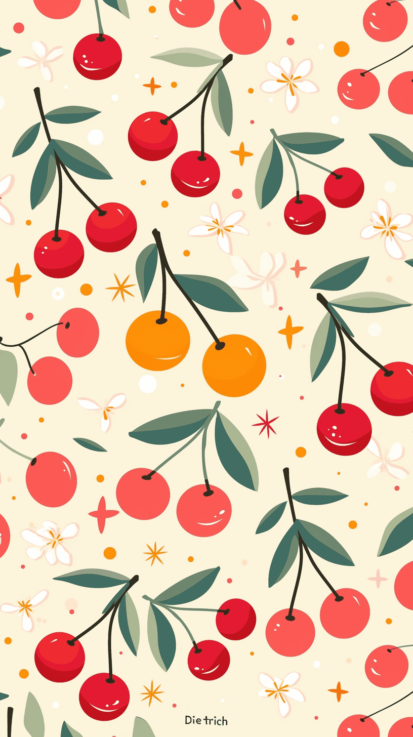 Cherry 088 original repeating artwork