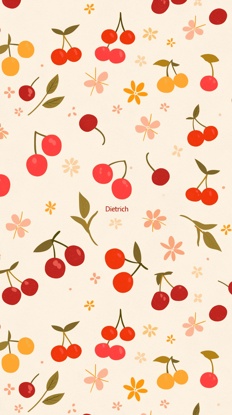 Cherry Harbor original repeating artwork