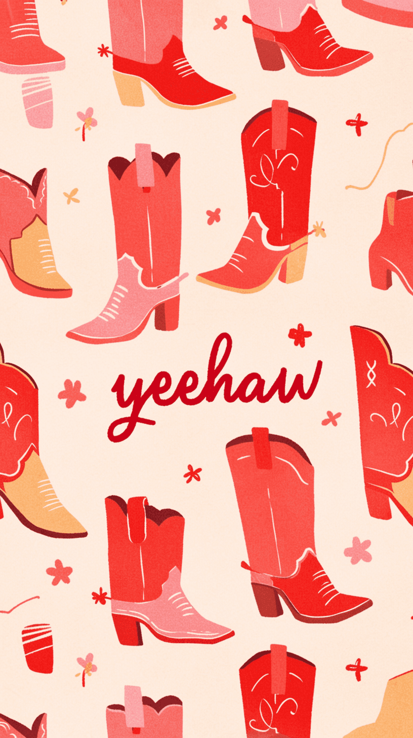 Sweet Cool Shoe Gang original repeating artwork