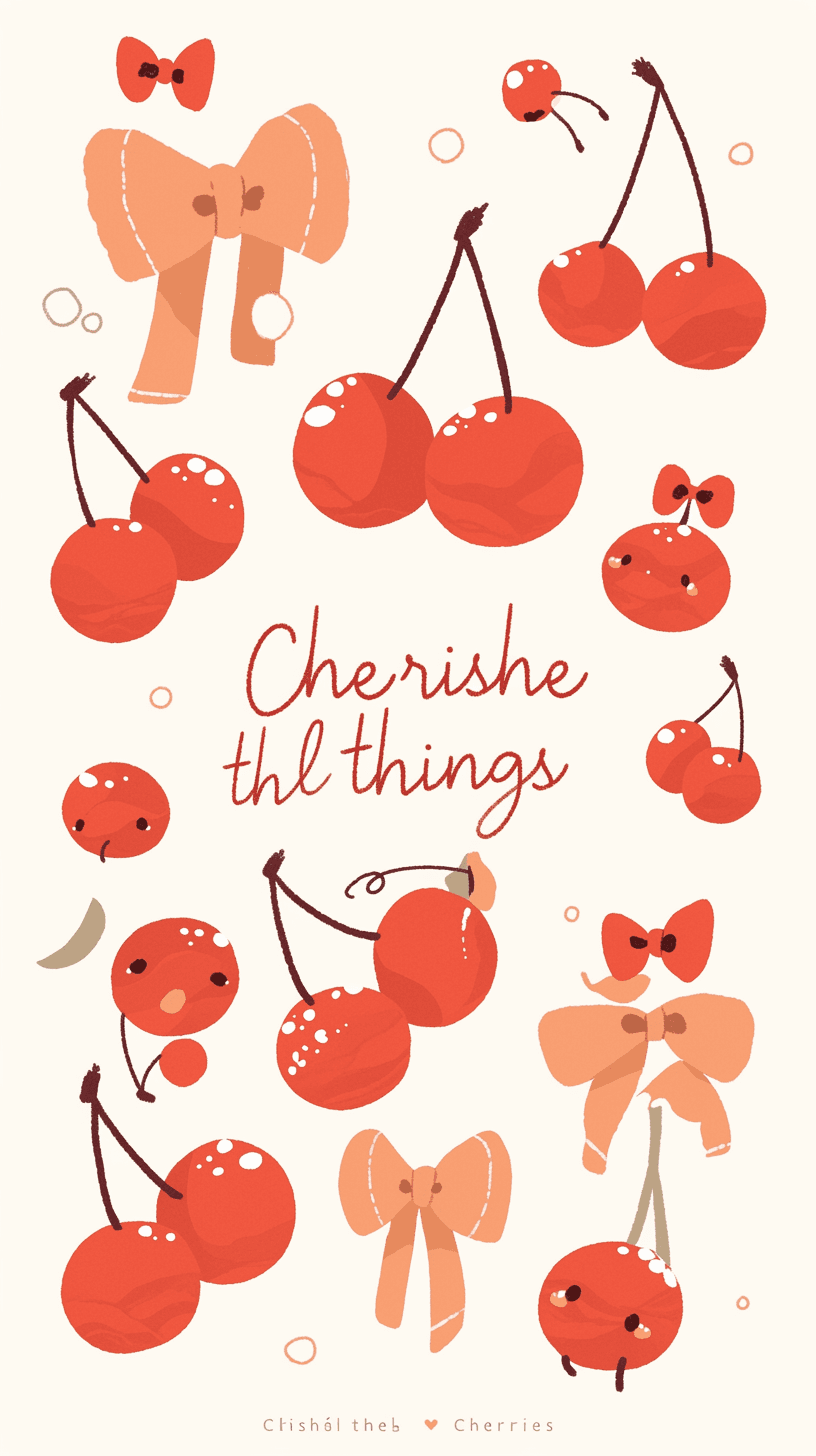 Cherry 043 original repeating artwork
