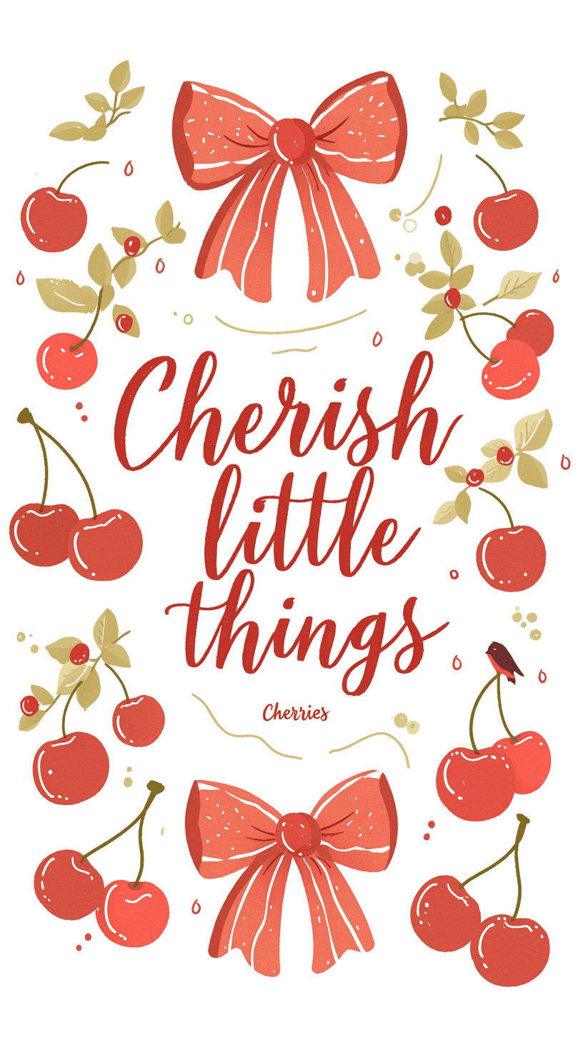 Cherry Jam original repeating artwork