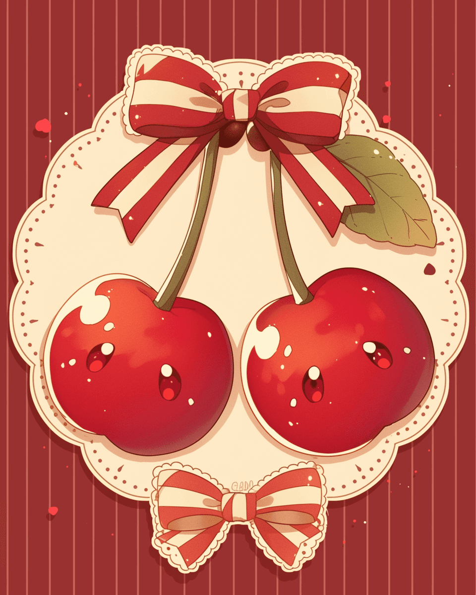 Cherry 141 original repeating artwork