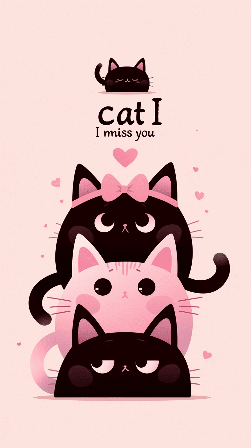 Sweet Cool Cat Squad original repeating artwork