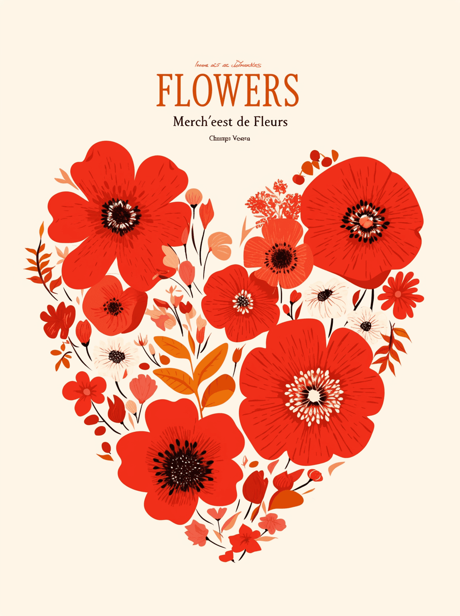Sweet Cool Bloom original repeating artwork