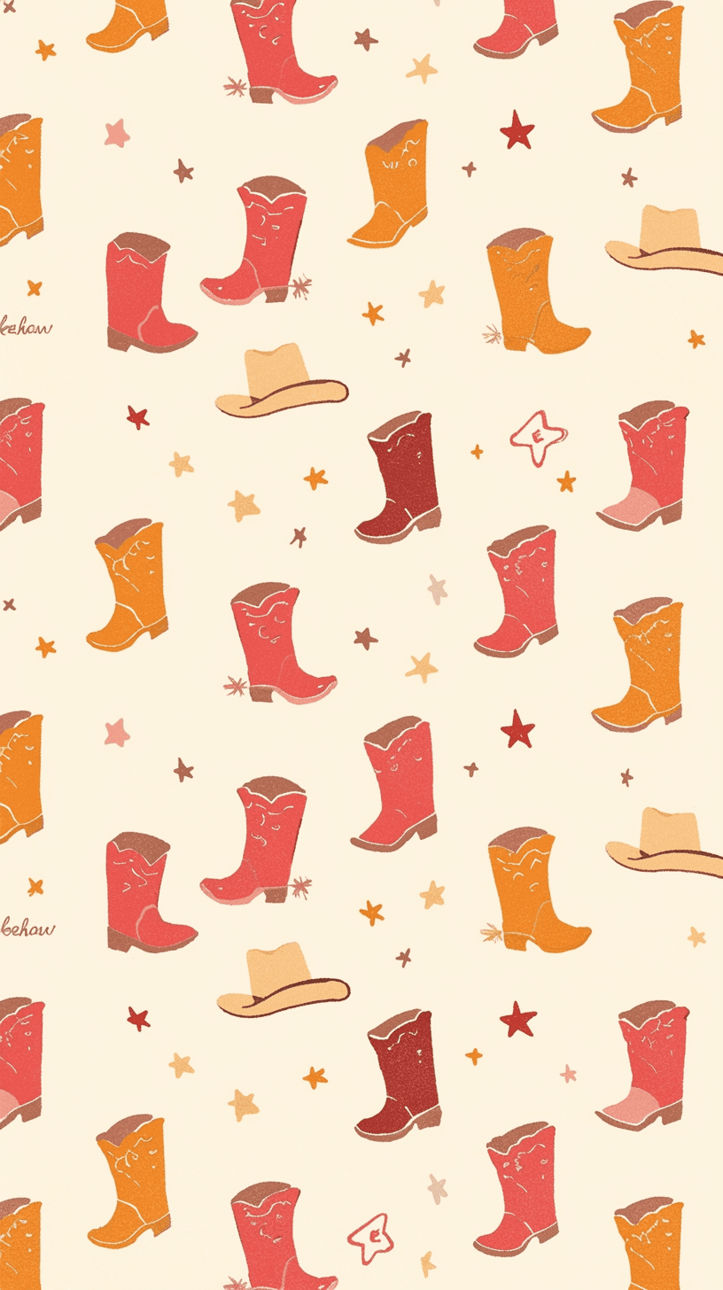 Sweet Cool Shoe Show original repeating artwork