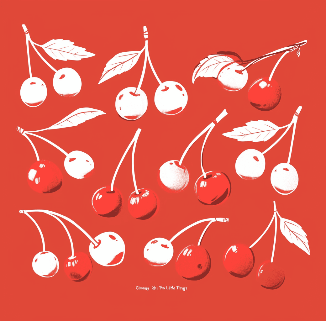 Cherry Dash original repeating artwork