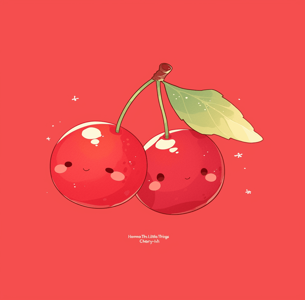 Cherry Echo original repeating artwork
