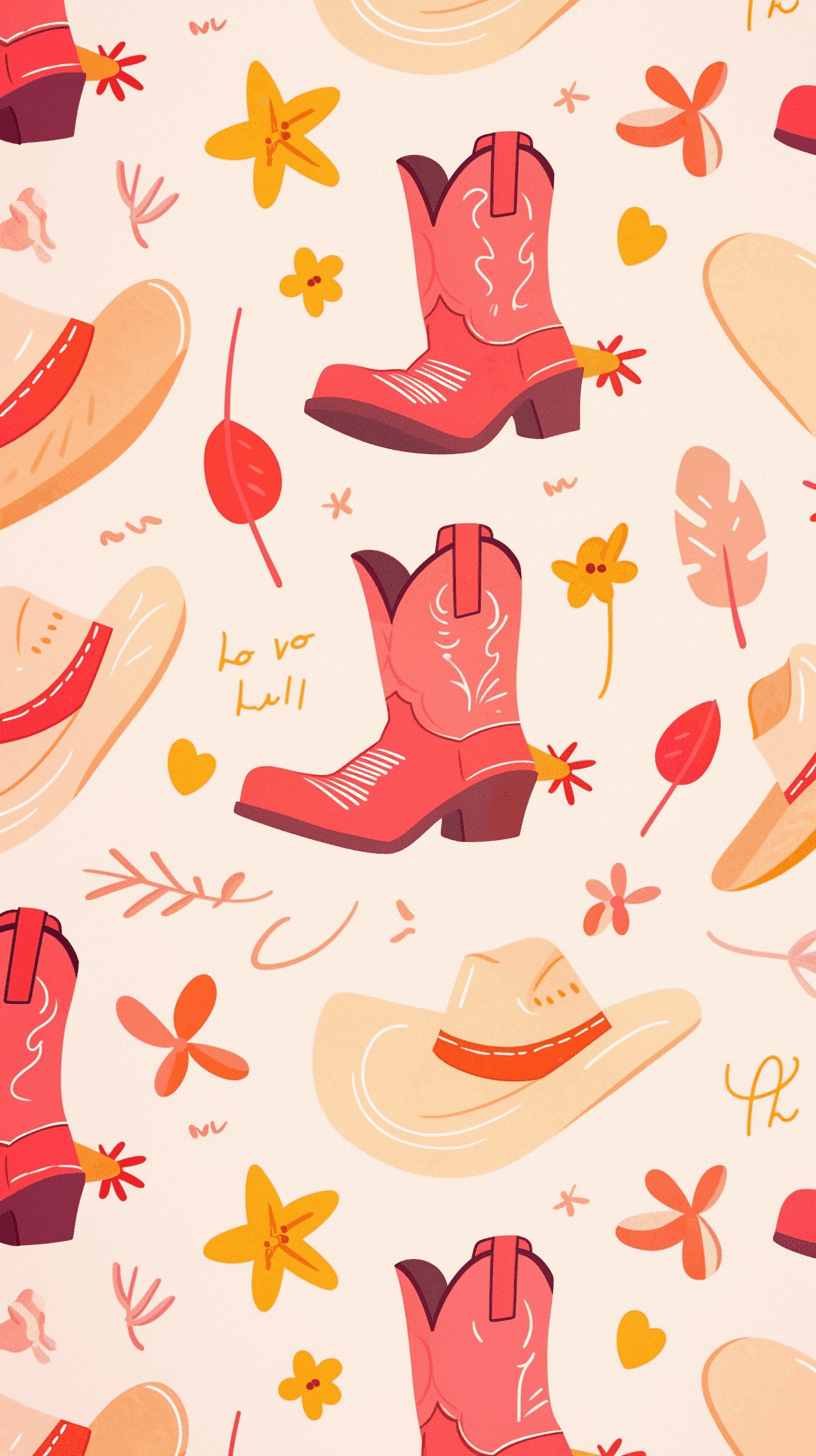 Sweet Cool Shoe Fair original repeating artwork