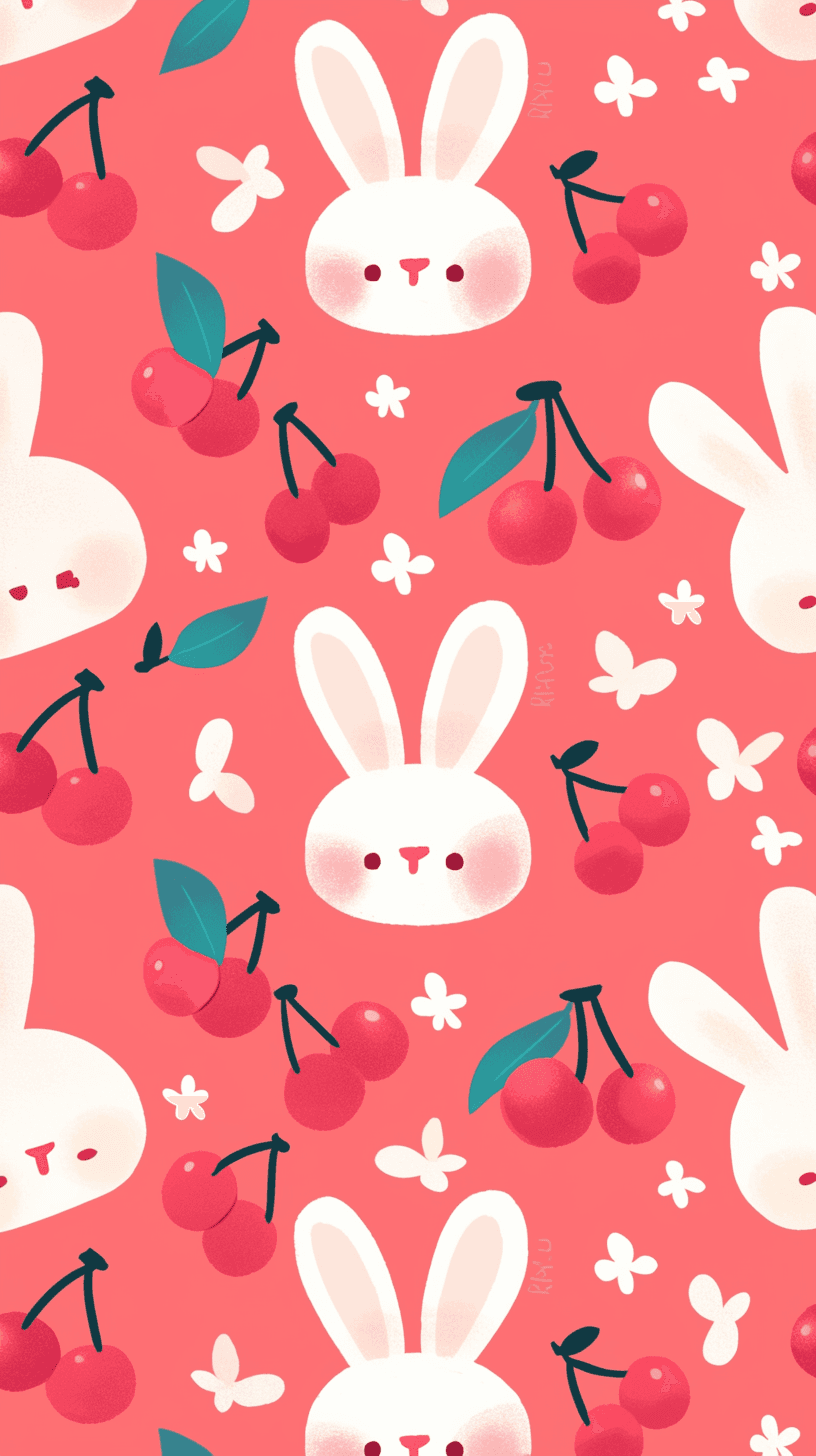 Bunny Dash original repeating artwork