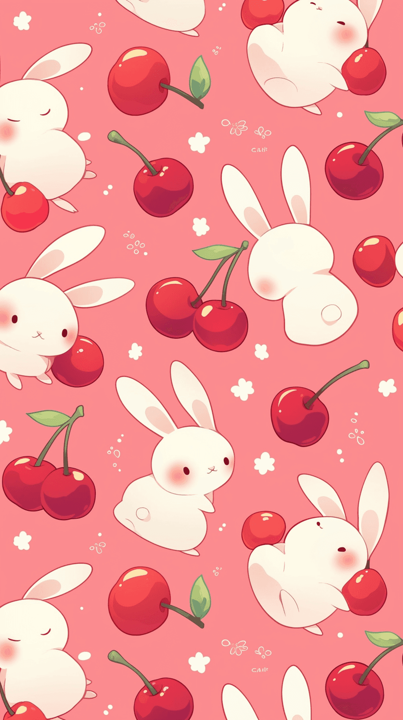 Bunny Drift original repeating artwork