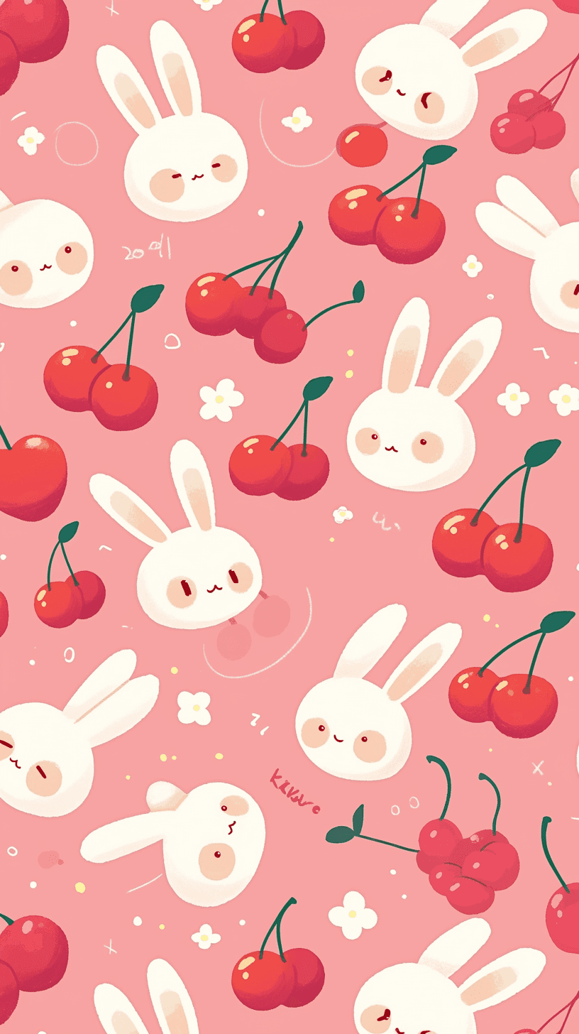 Bunny Uptown original repeating artwork