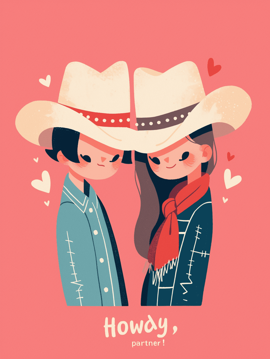 Sweet Cool Hat Echo original repeating artwork