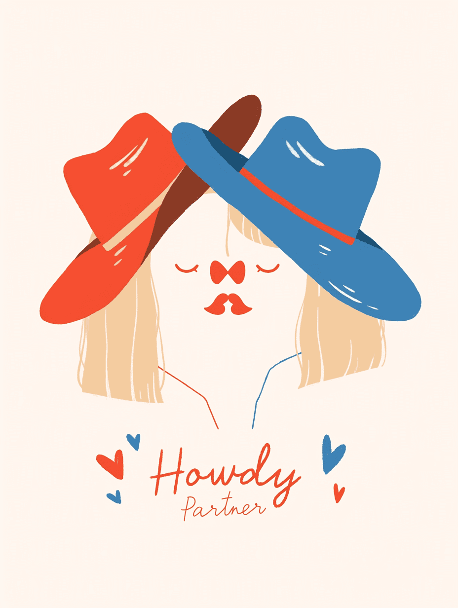 Sweet Cool Hat Tune original repeating artwork